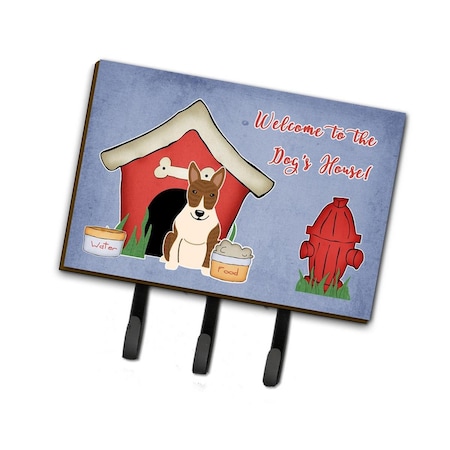 Carolines Treasures Dog House Collection Bull Terrier Brindle Leash or Key Holder BB2891TH68